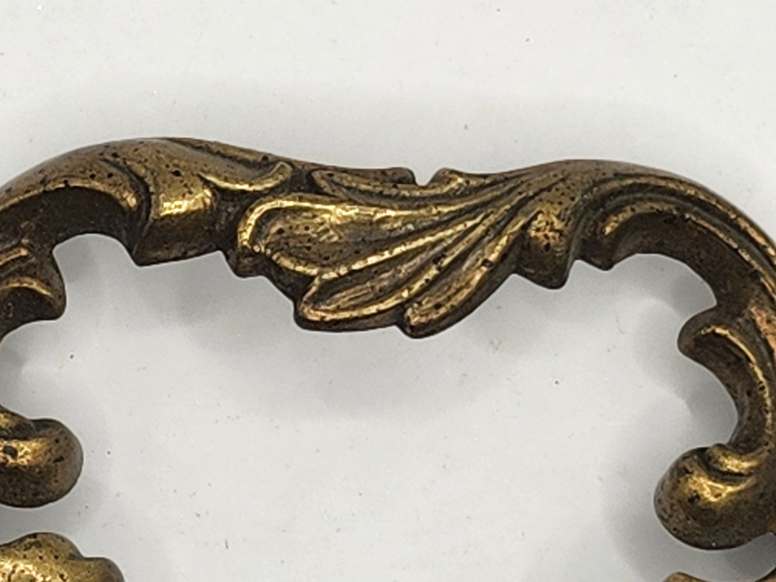 Vintage Keller Brass Company French Provincial Style Drawer Cabinet Handle