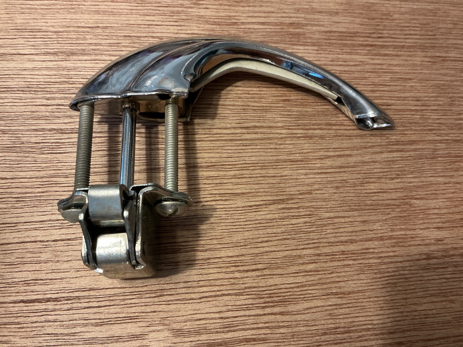 13 Vintage Mid Century Chrome Kitchen Bathroom Cabinet Door Latch Pull Handle