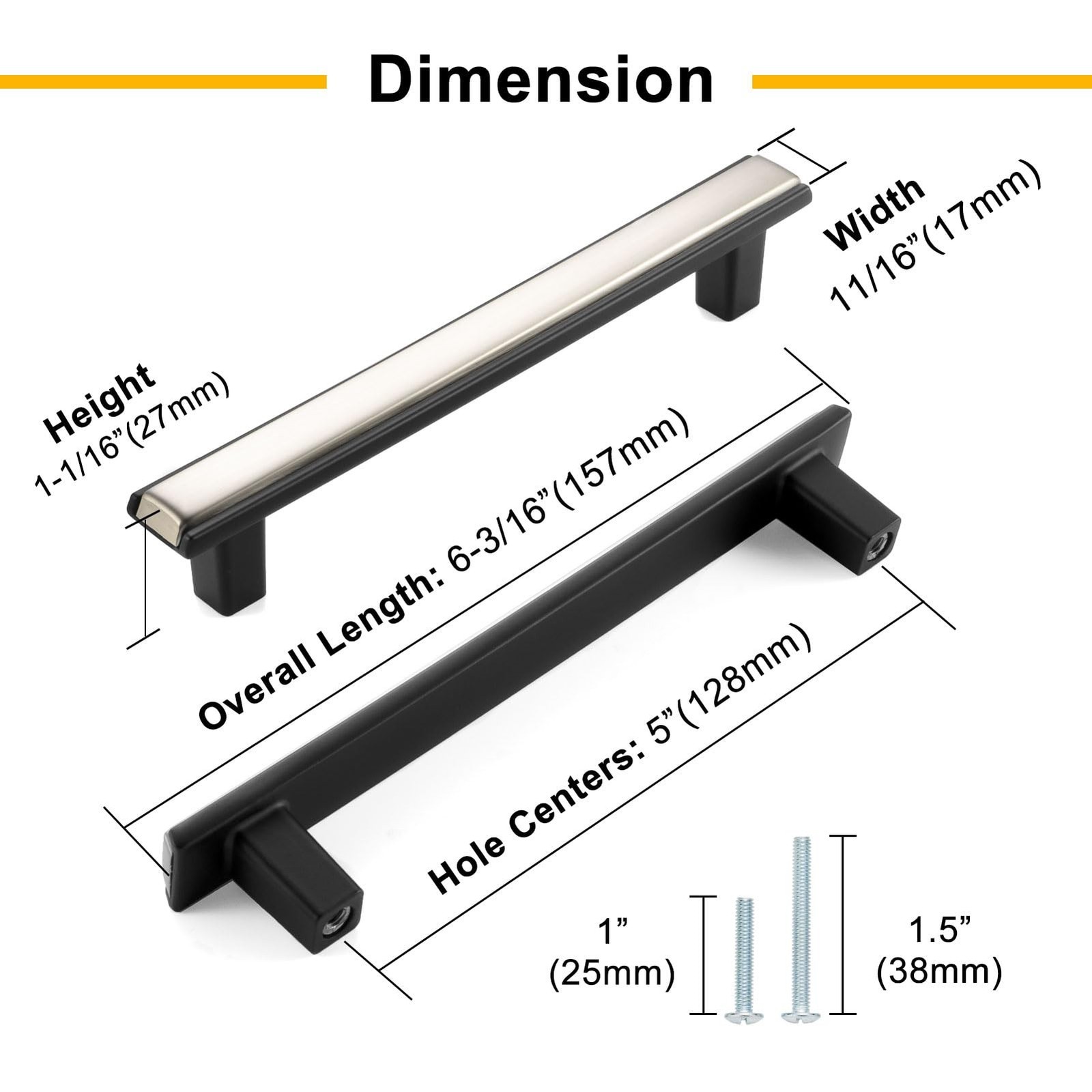 Gold and Nickel Cabinet Pulls Gold and Brushed Nickel Kitchen Cabinet Handles…