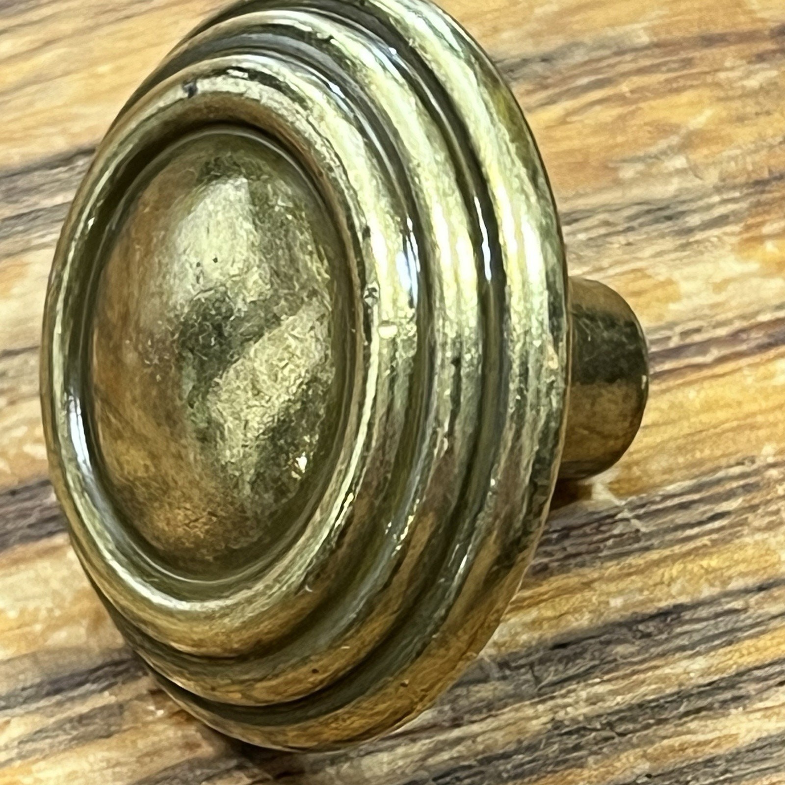 20 Vintage Antique Brass Drawer Pulls Cabinet Door Dresser Knobs 1.25 Vintage