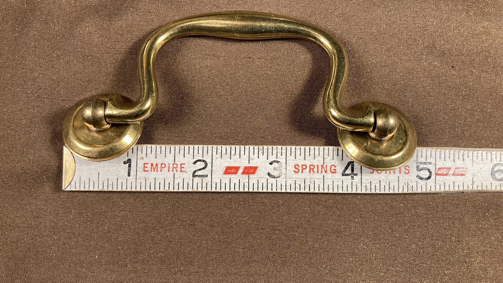 2 Keeler Brass Co. Bail Pull for Vtg Antique Dresser Furniture 3 3/4″ Centers