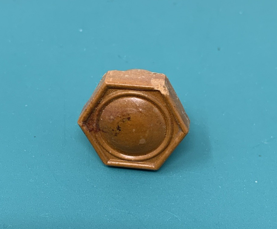 Bakelite Celluloid Butterscotch Wood Look Art Deco Drawer Pulls Knobs Set of 10