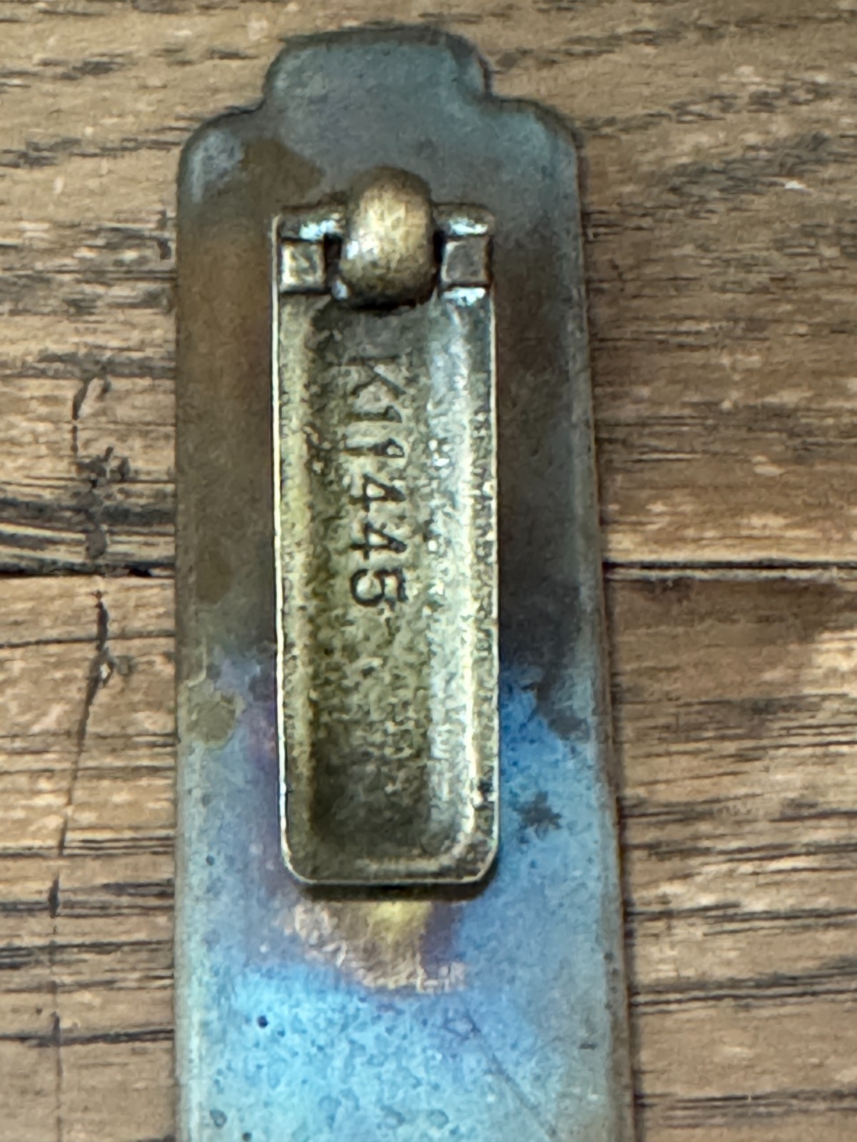Original Drexel Campaign Charcoal Drop Door Pull K11445