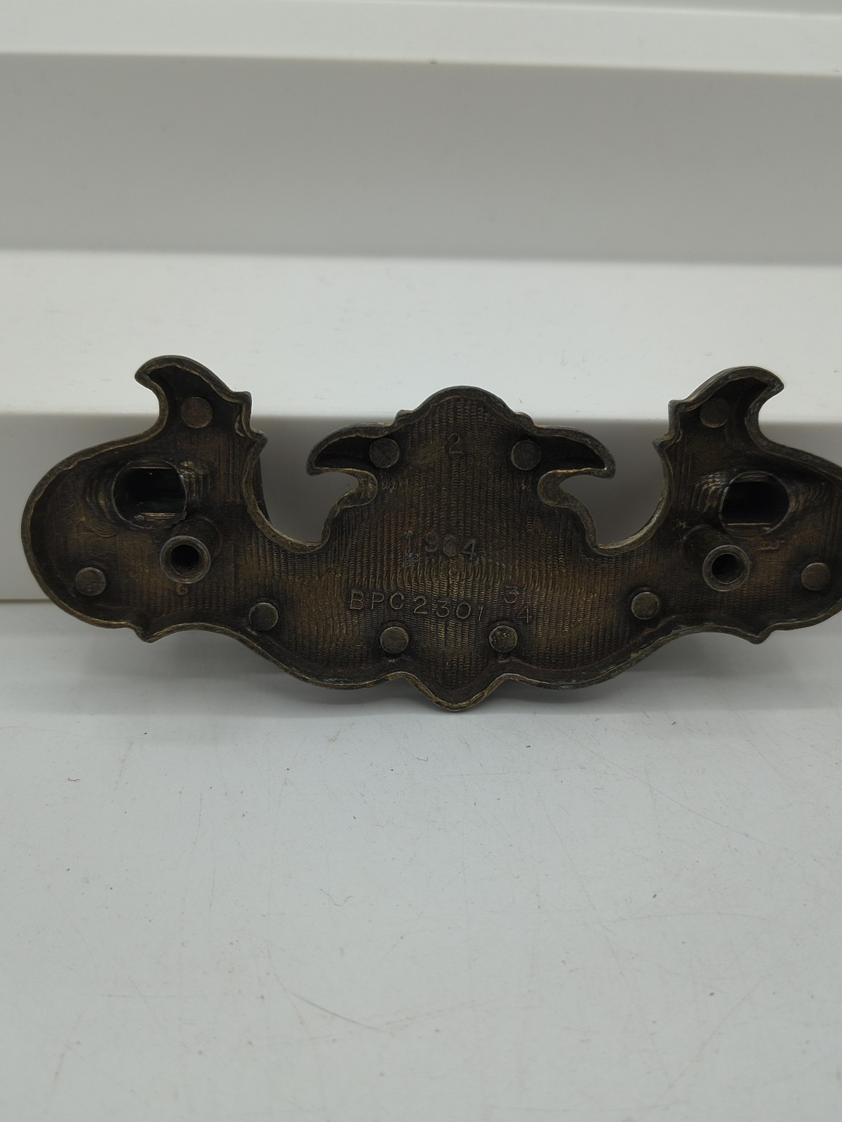 Mixed 9 Vintage Chippendale Drawer Pull Drop Bail Handle 2 Pair, 4 Same, Single