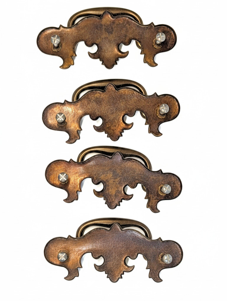 5.75″ KBC Keller Brass Company Drawer Pulls 4695 Chippendale Batwing Queen Ann