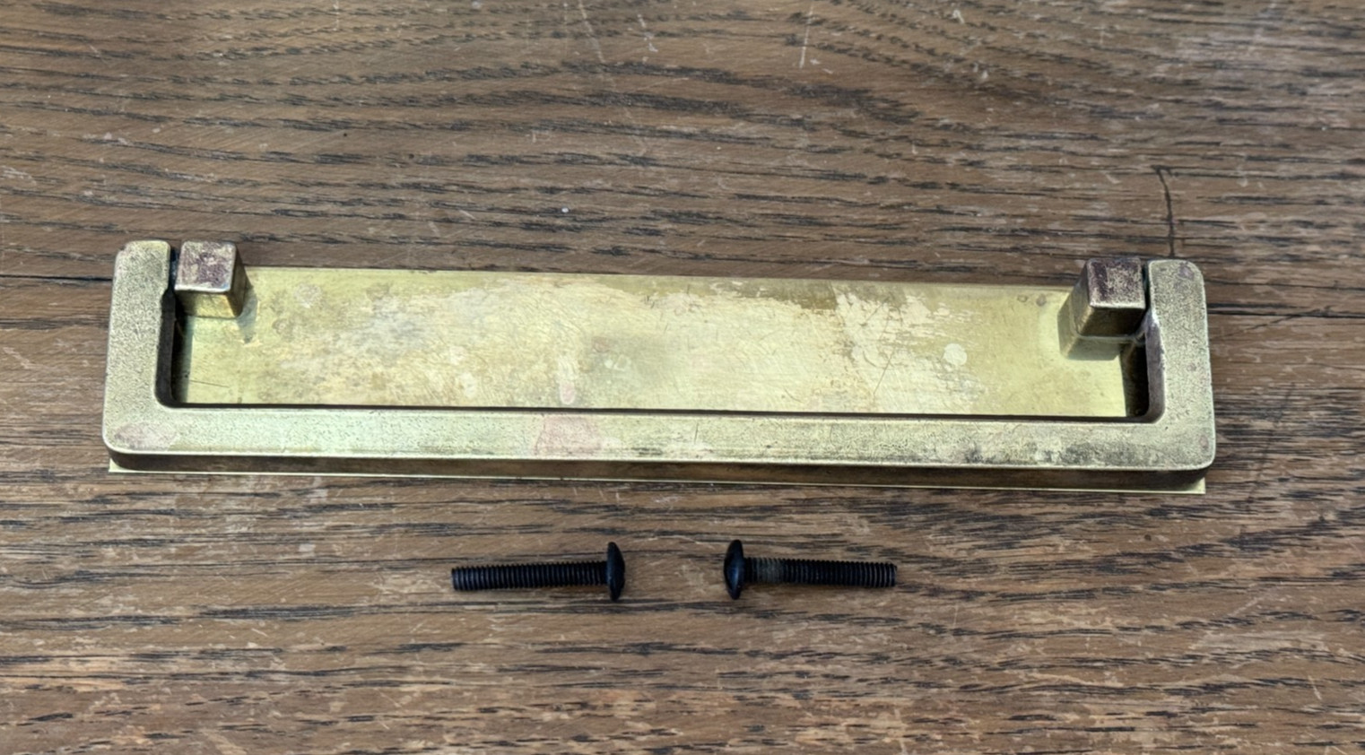 Original Drexel Delray Drawer Pull Handle Brass KBC N08153 5 3/4″ c-c