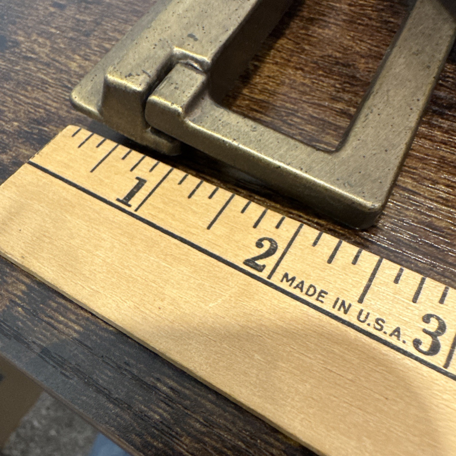 Drexel Woodbriar Drawer Pull Rectangle Brass Vintage Bail Dresser Hardware