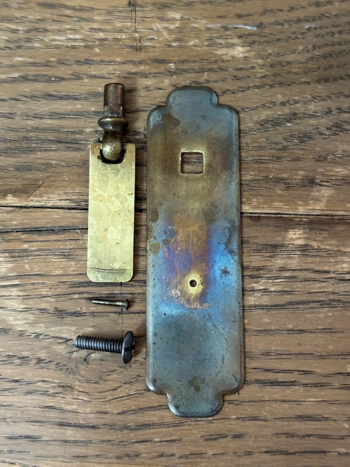 Original Drexel Campaign Charcoal Drop Door Pull K11445