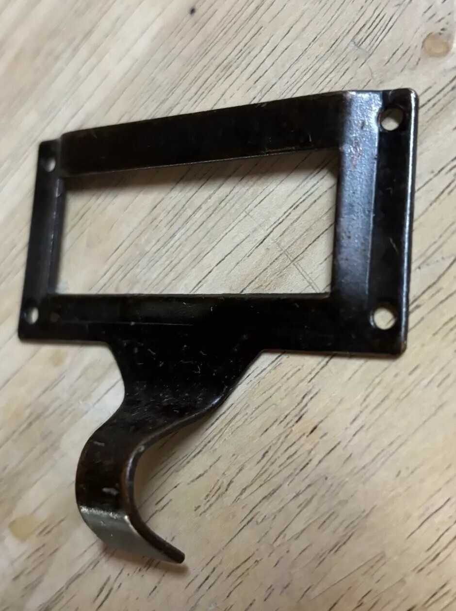 Vintage Metal Bronze Index Finger Drawer Pull Card Holders 24 Available