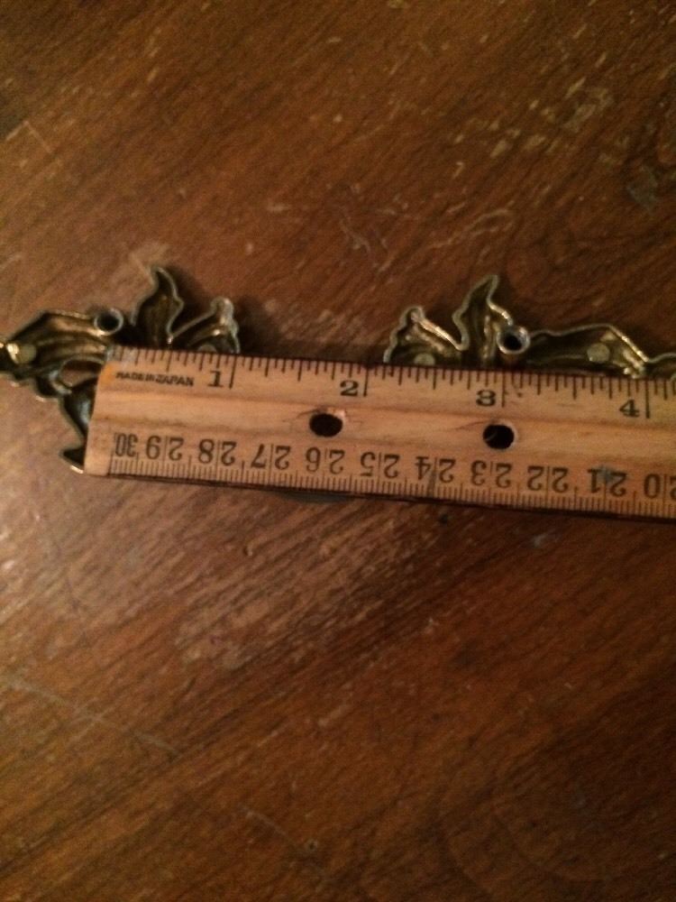 Vintage look Belwith Brass French Provincial Drawer Pull Handles Gold NEW