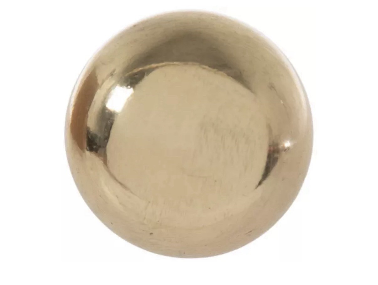 Solid Polished Brass Ball Drawer Knobs Vintage Style Cannon Ball Cabinet Pulls