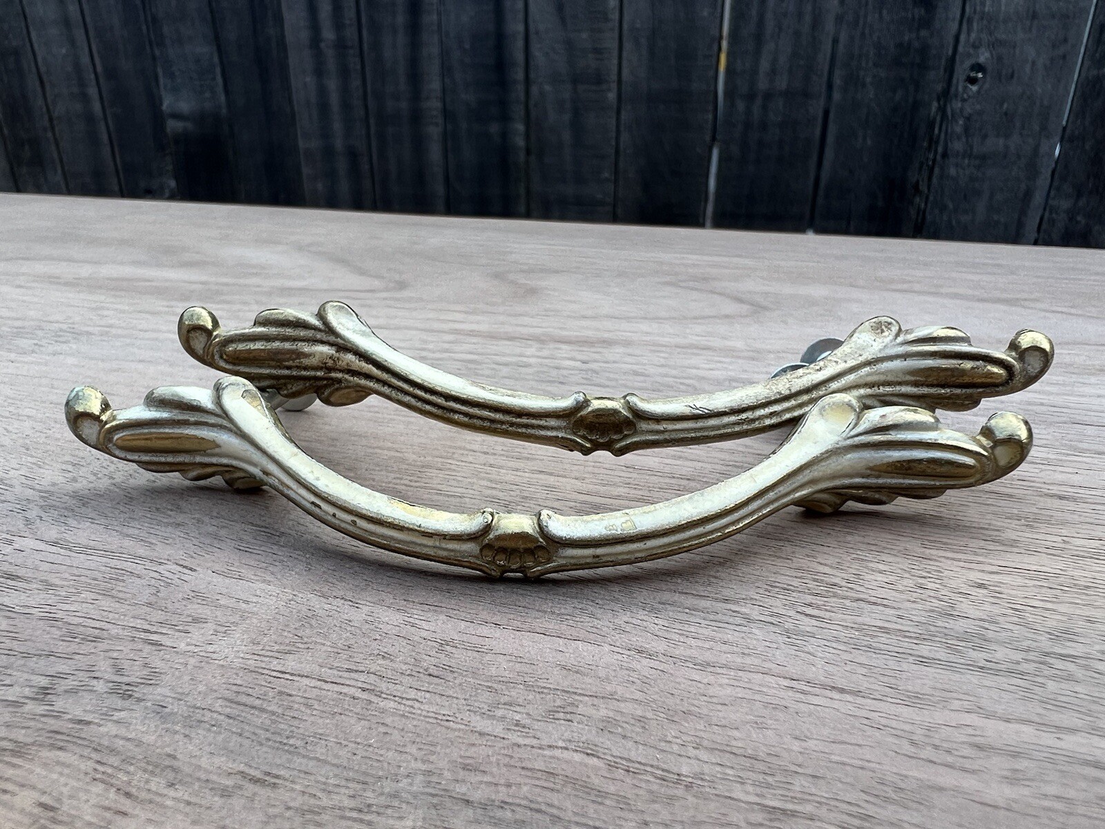 Vintage French Provincial Pull Handle Lot of 2 Drawer Furniture Restoration