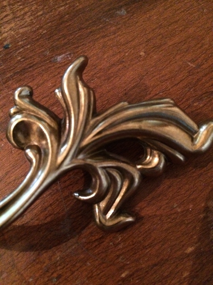 Vintage look Belwith Brass French Provincial Drawer Pull Handles Gold NEW