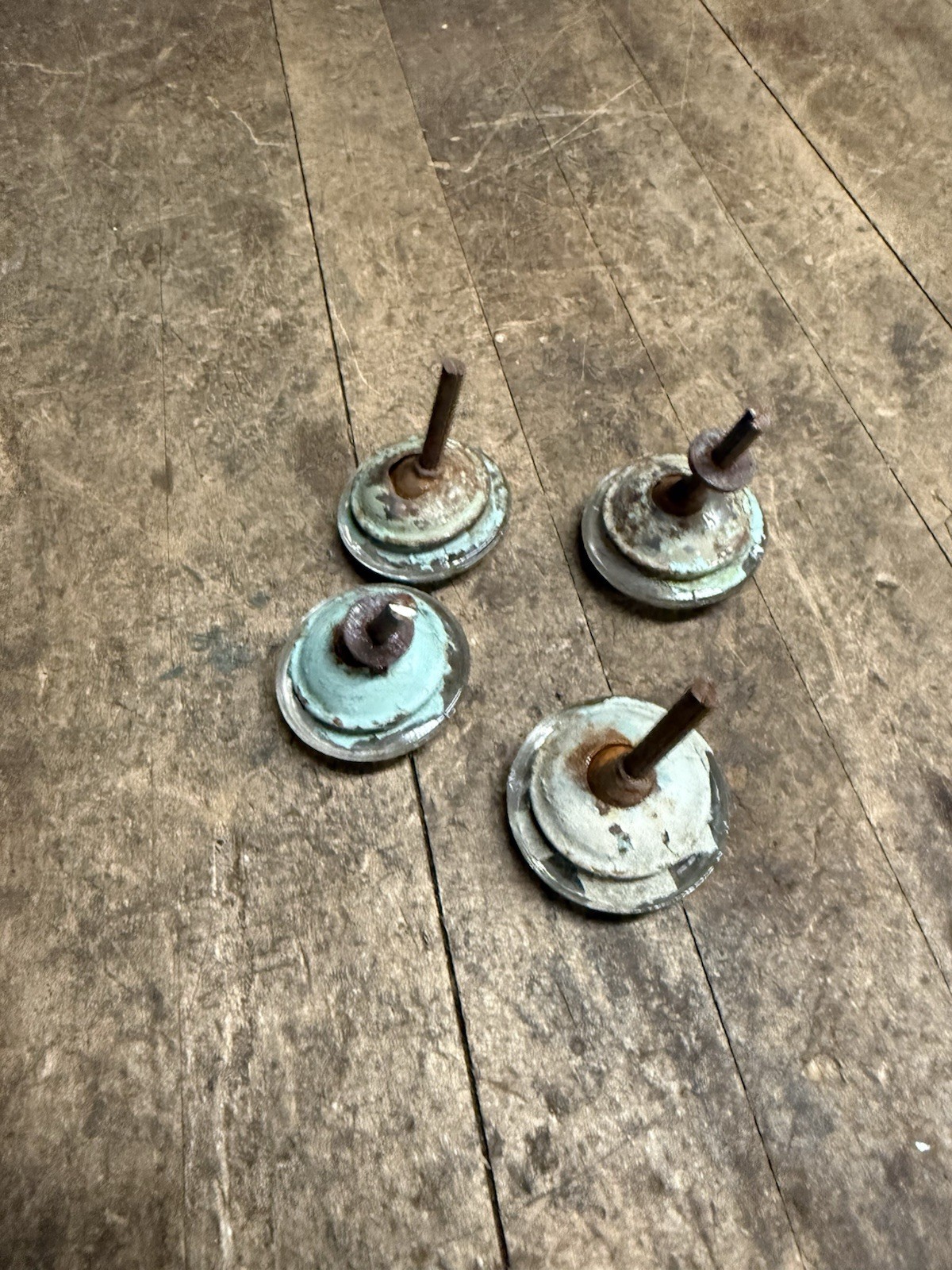 Antique Old Victorian Cabinet Drawer Pulls Glass Knobs Handles Hardware Lot USA