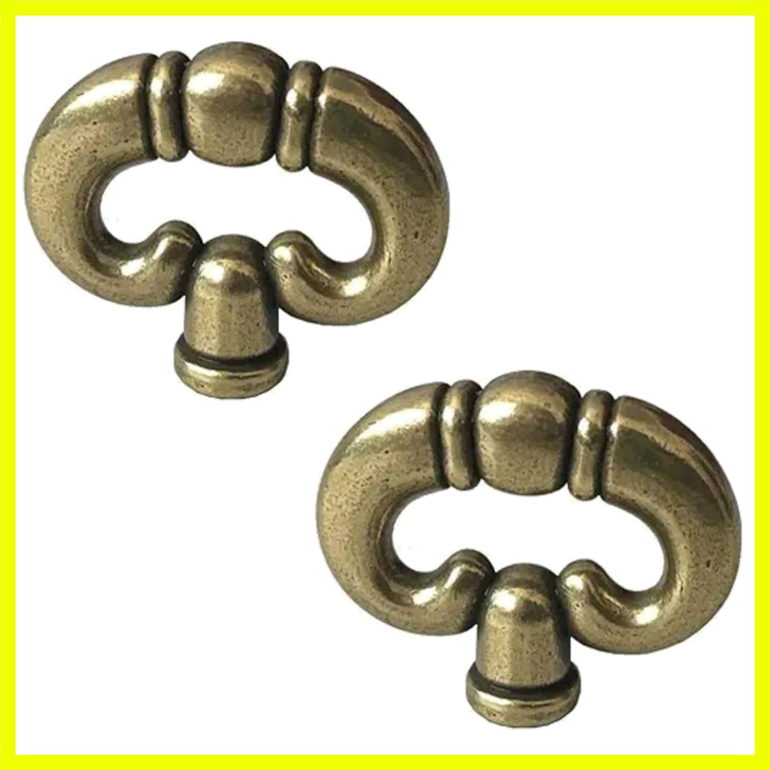 Elegant Antique Bronze Cabinet Knobs – Versatile Vintage Drawer Pulls 2 Pack