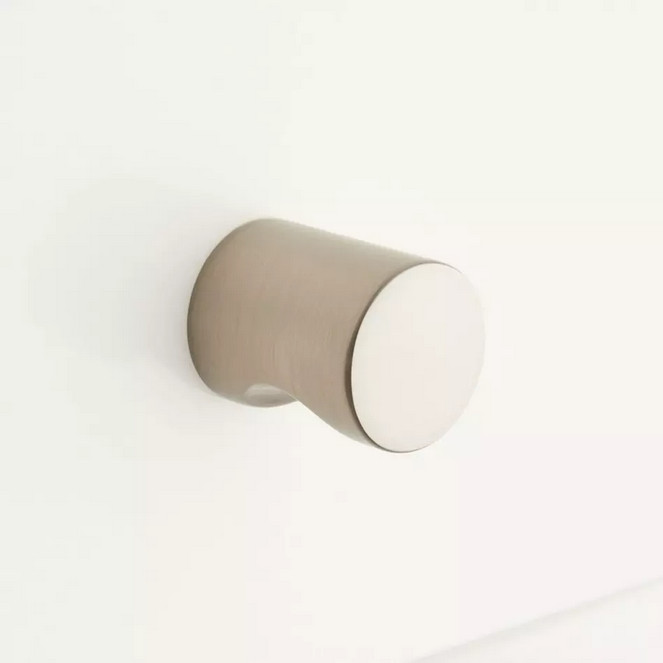 Signature Hardware Orvin Brass Whistle Cabinet Knob – Brushed Nickel
