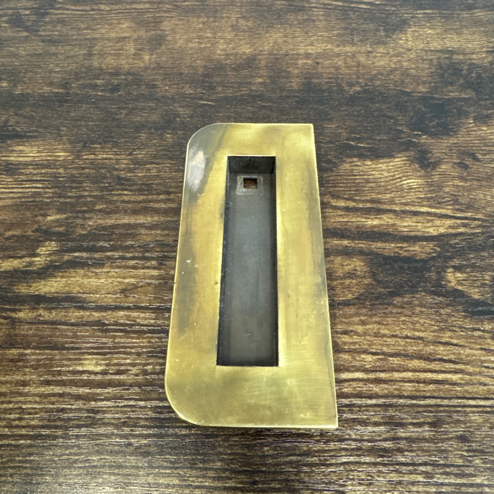 Drexel Dynasty LEFT Door Brass HOUSING ONLY Handle Chinoiserie Asian Dresser