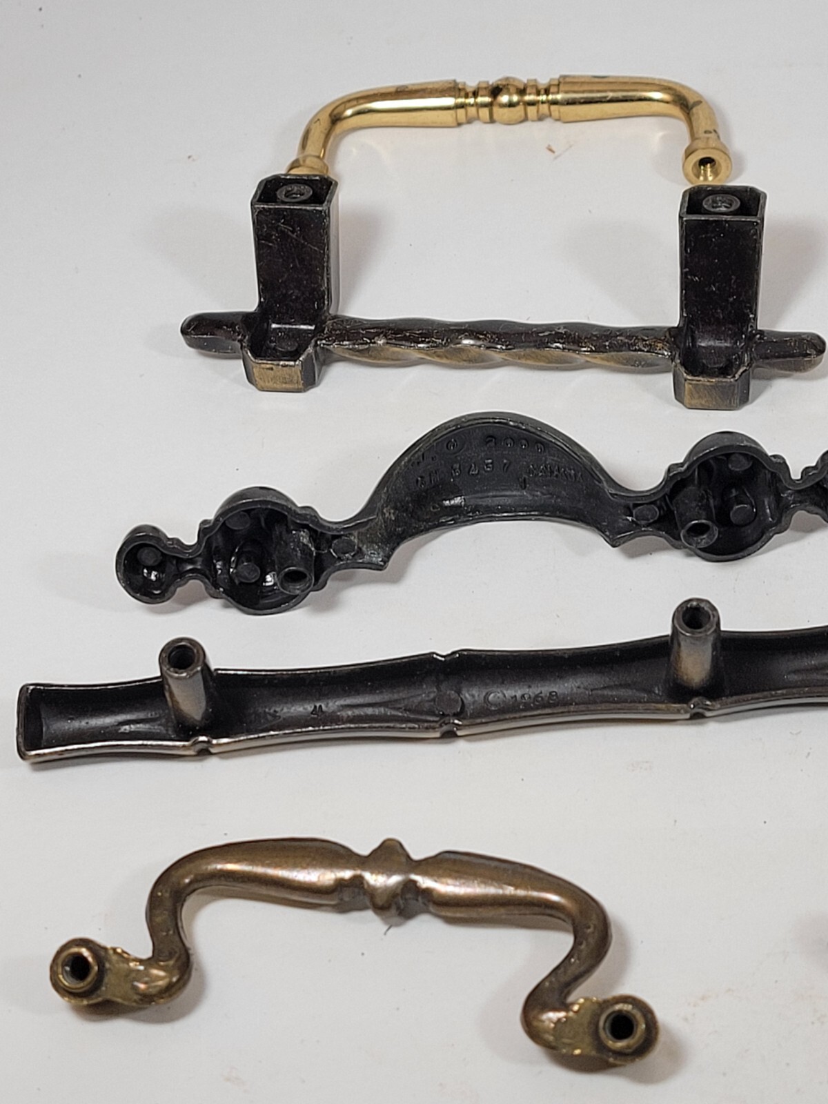 Mixed Lot Dresser Furniture Metal Wood Ceramic Drawer Handles Knobs Vintage