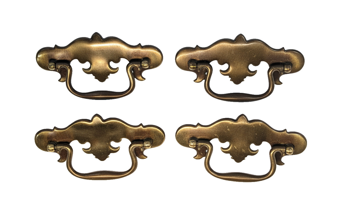 5.75″ KBC Keller Brass Company Drawer Pulls 4695 Chippendale Batwing Queen Ann