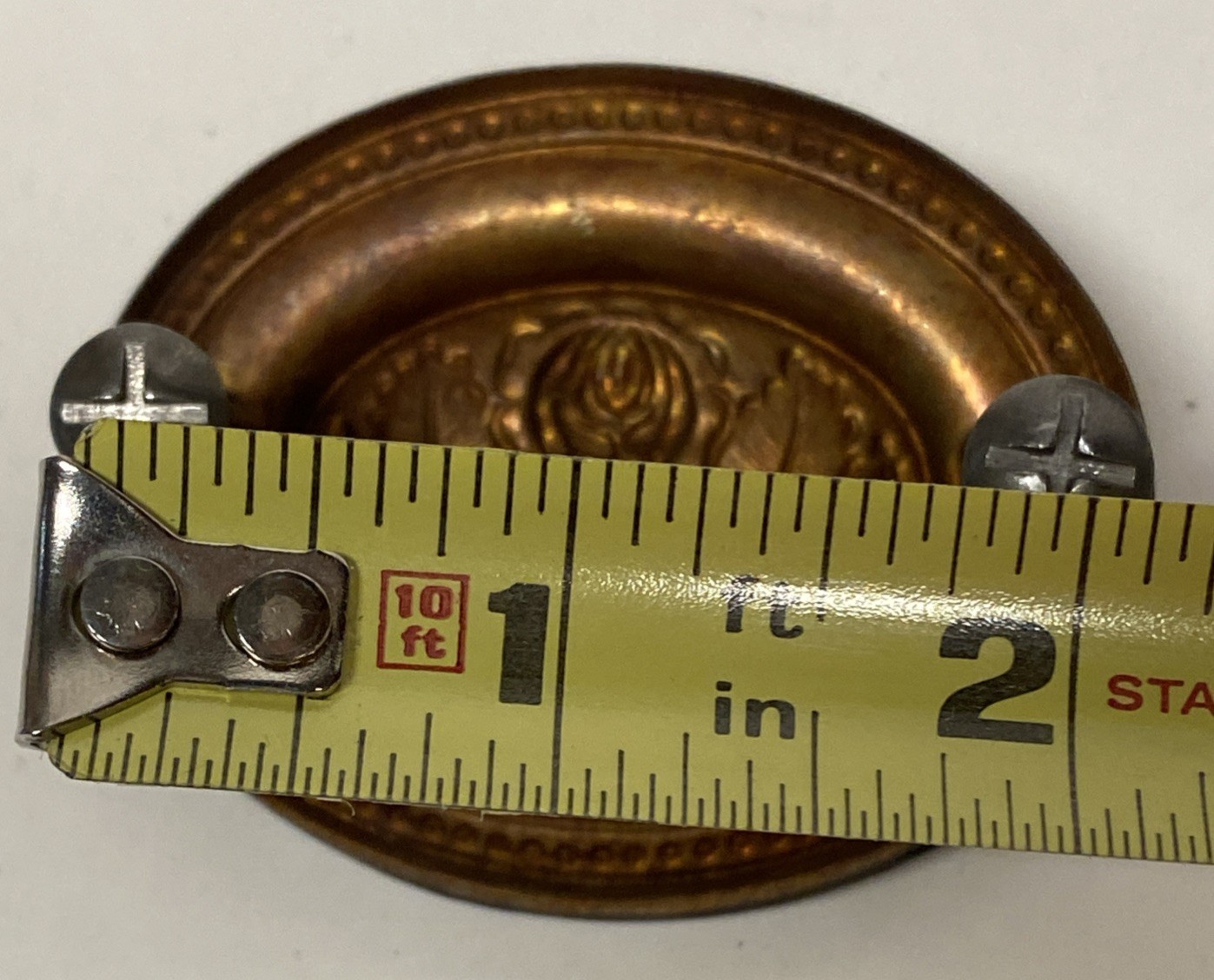 16 Original Drop Bail Drawer Pulls FLOWER CENTER Hepplewhite Style HELLAM