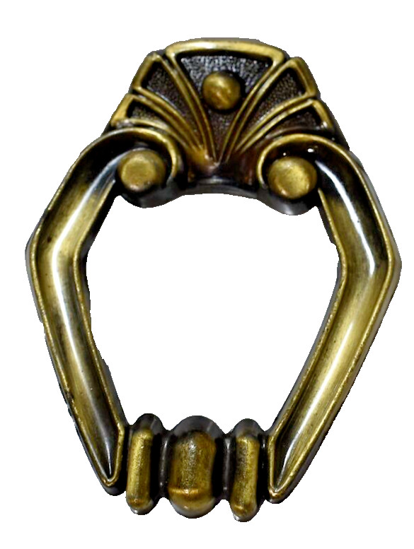 Vintage Antique Brass Bronze Drawer Pulls 44pcs Made in Japan