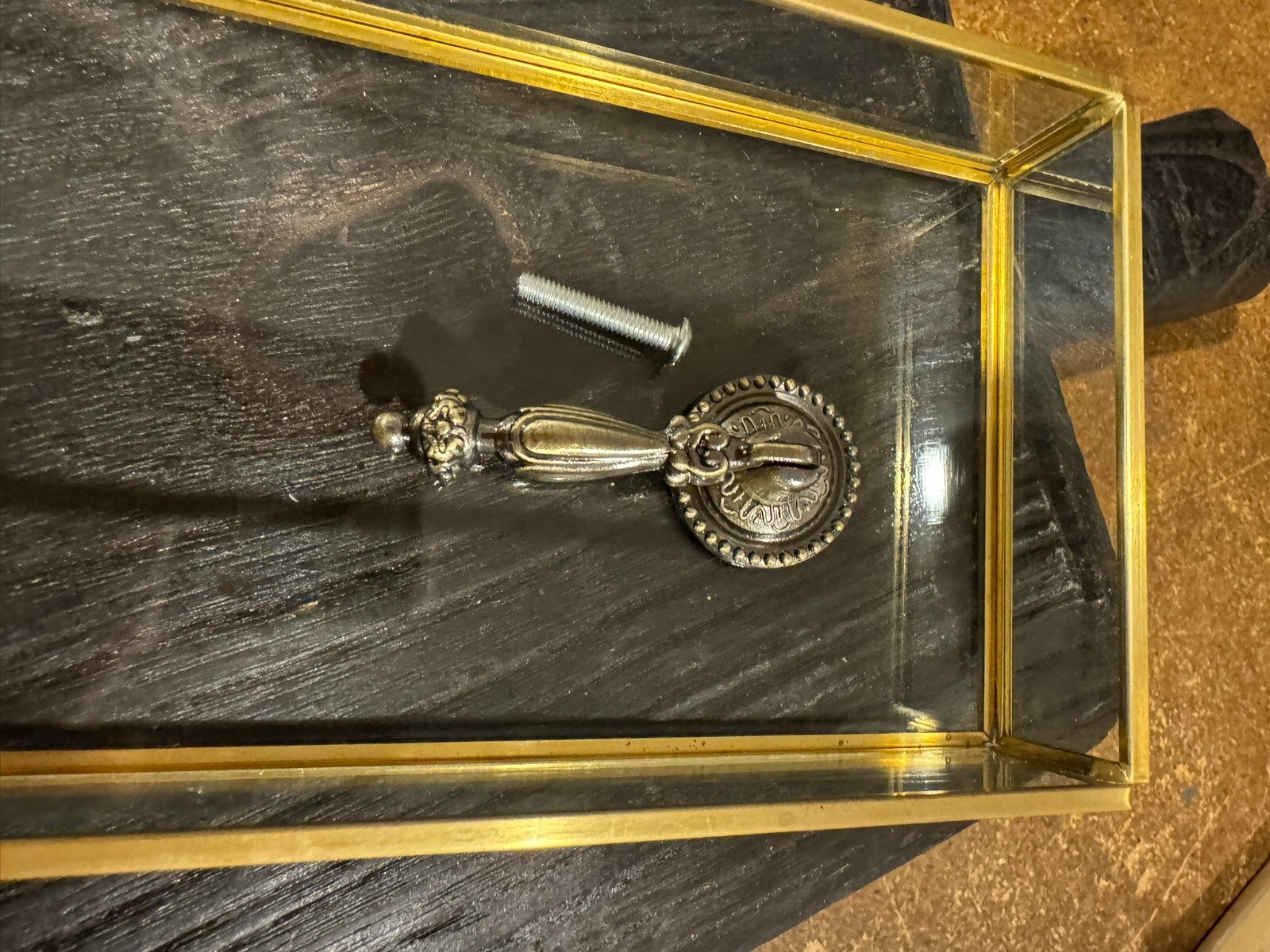 antique Brass Teardrop Pull Tear Drop Drawer Bronze Furniture Knob handle door