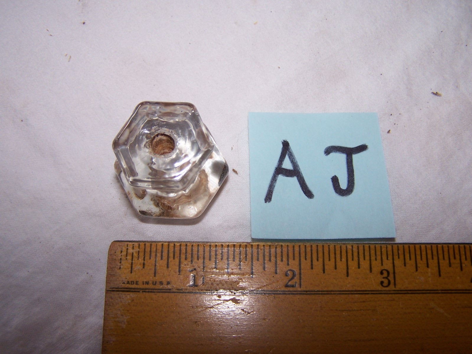 Vintage Antique GLASS Door Drawer Knob Pull – Lot AJ