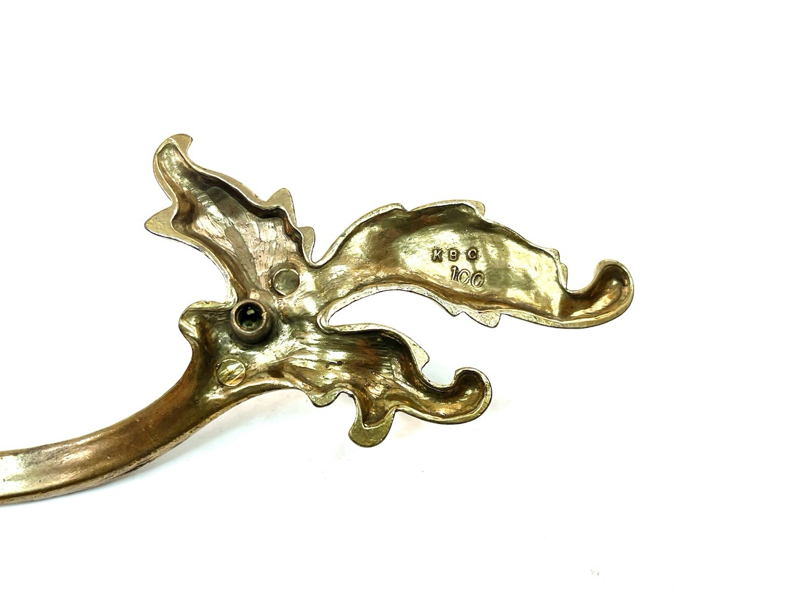 KBC Keeler Brass Co Vintage 9.25″ LONG Drawer Pull Fixed Handle 3.75″ OCB