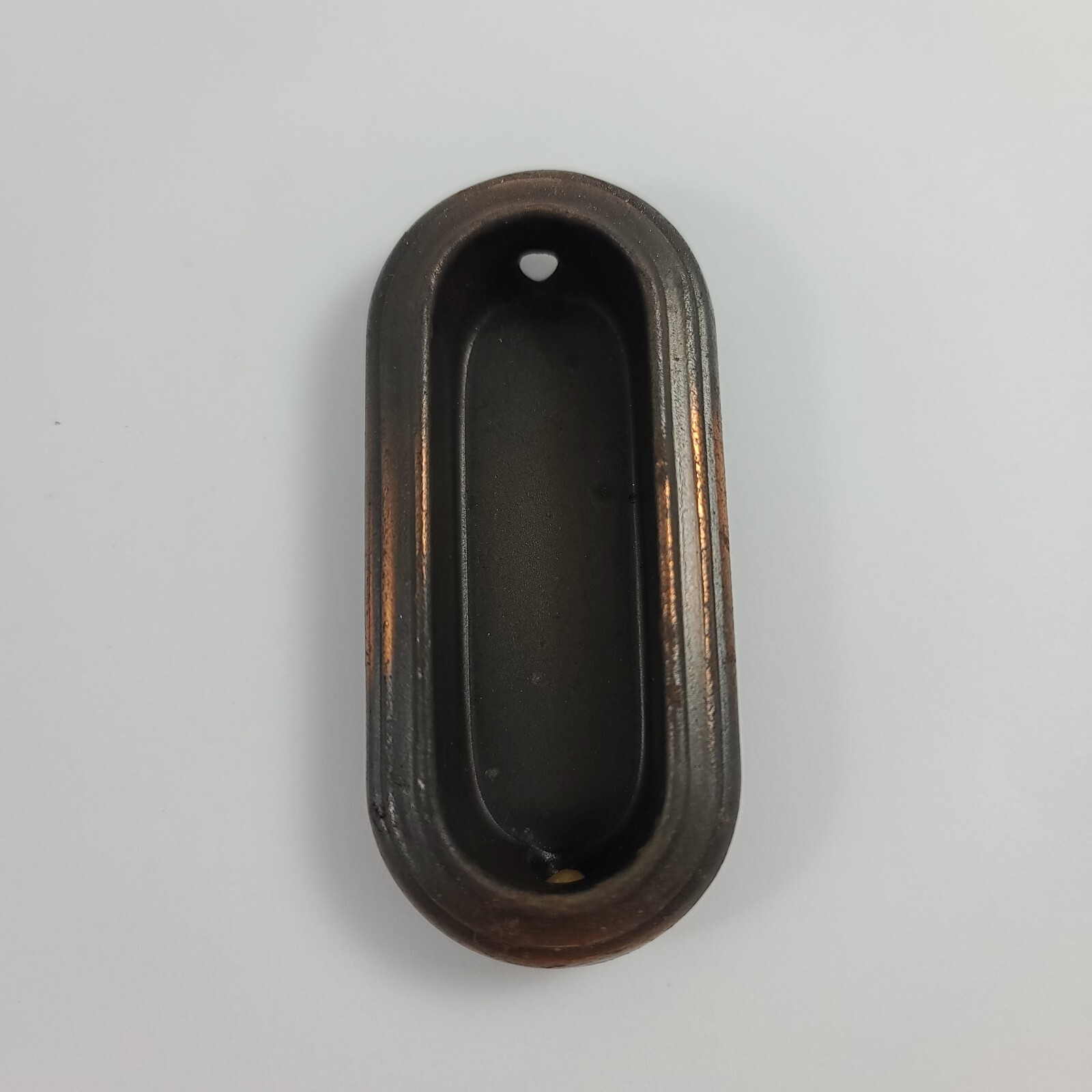Vintage 1960s Amerock Recessed Drawer Pull Pair Finger Pull 1587