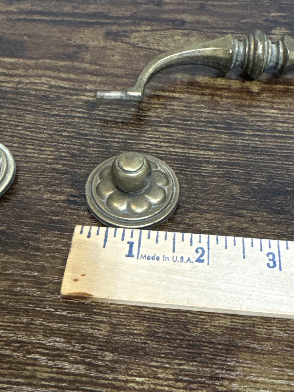 Drexel Esperanto Drawer Pull Tall Dresser Brass Vintage Drop Bail MCM Handle