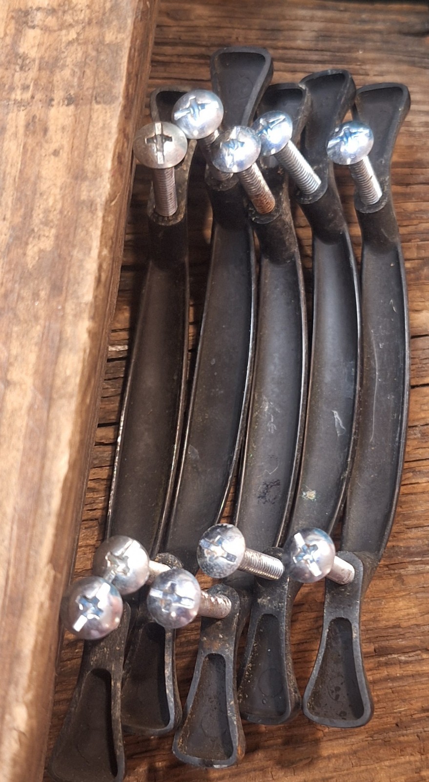 5 Vintage Bronze Tone Aluminum Drawer/Cabinet Handle Drawer Pull Knobs