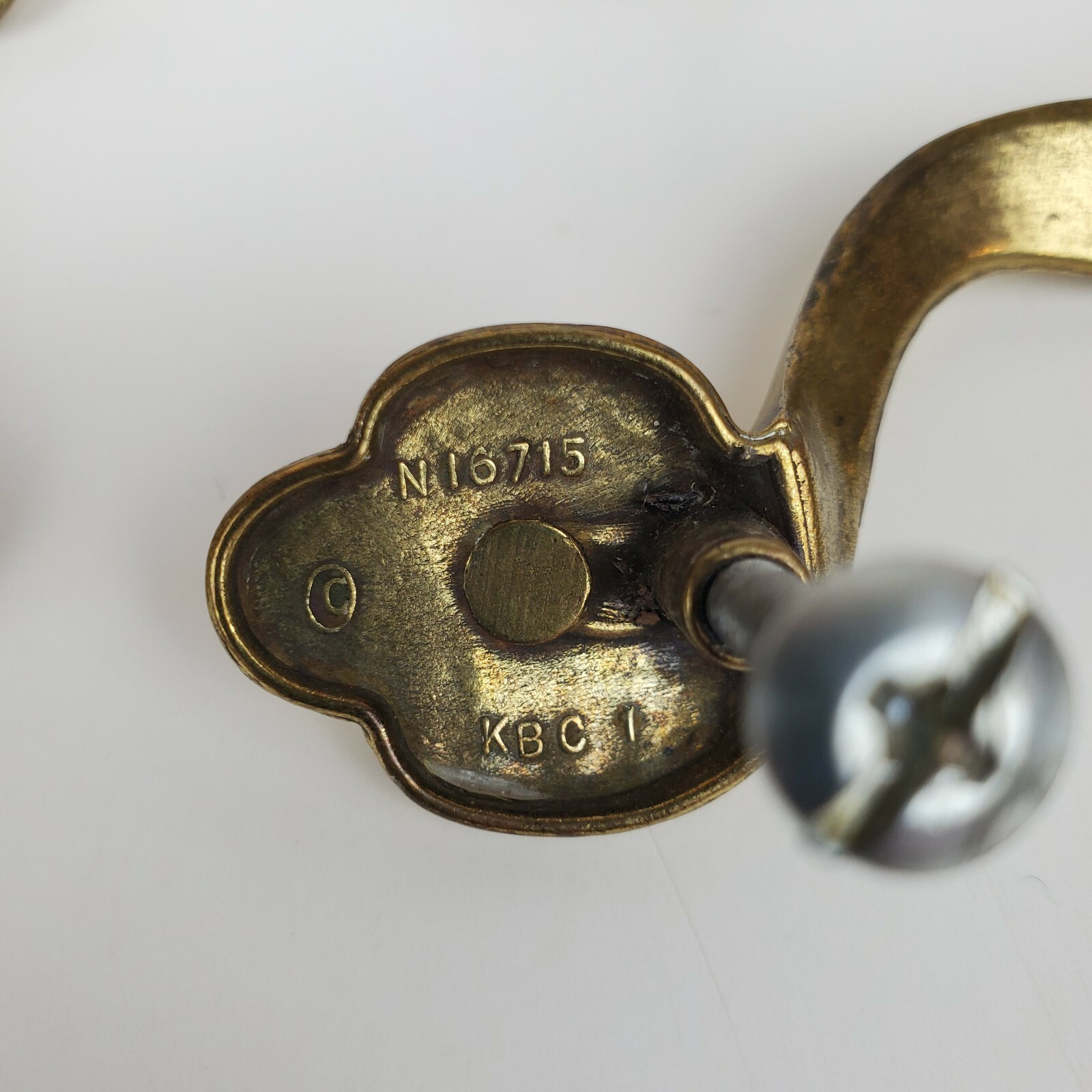 KBC Keeler Brass Co Handles Pulls Cabinets Drawers N16715 Lot of (4) Vintage