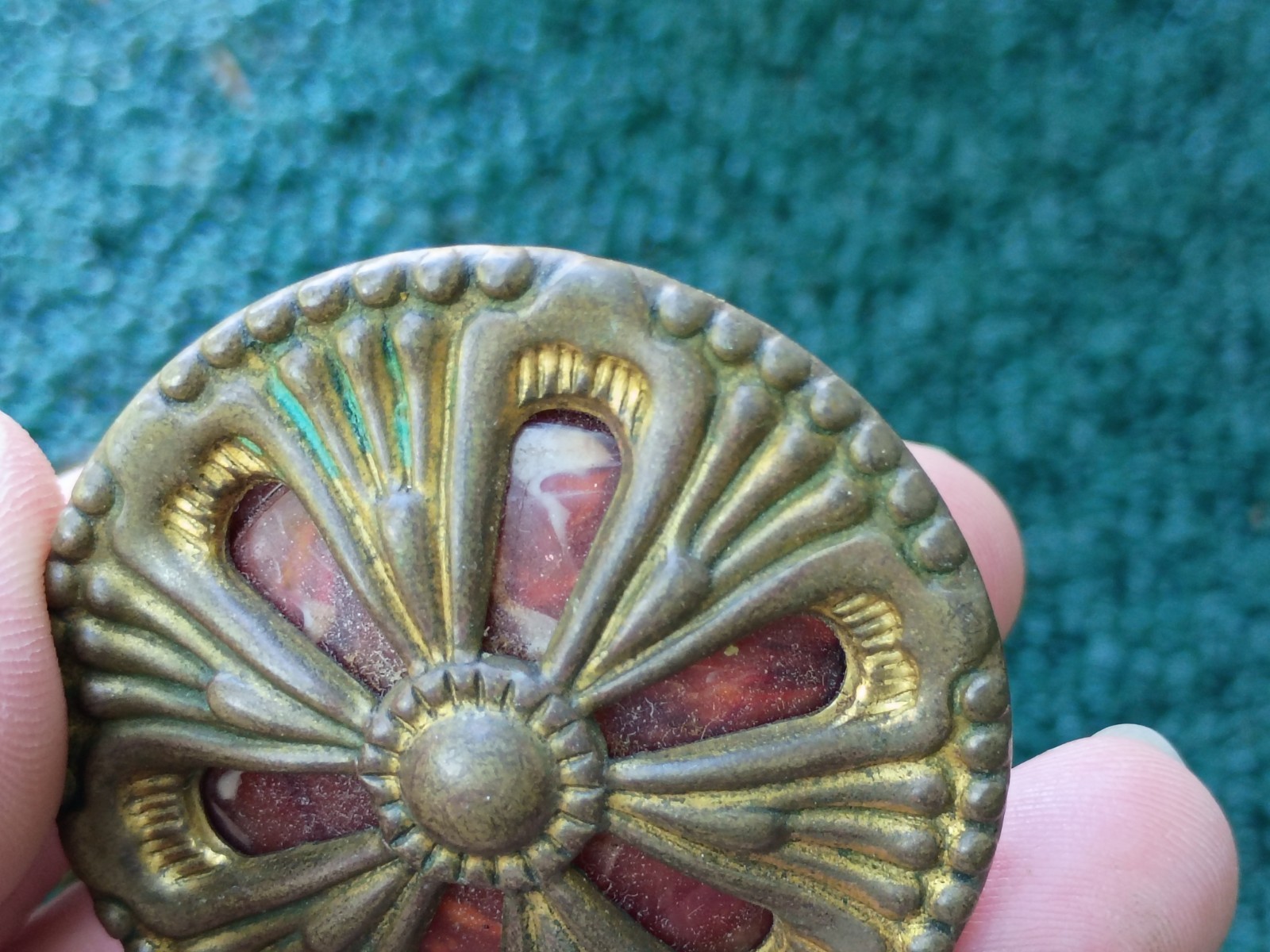 Set of Six (6) 2″ Mid Century Drawer Pulls with Screws