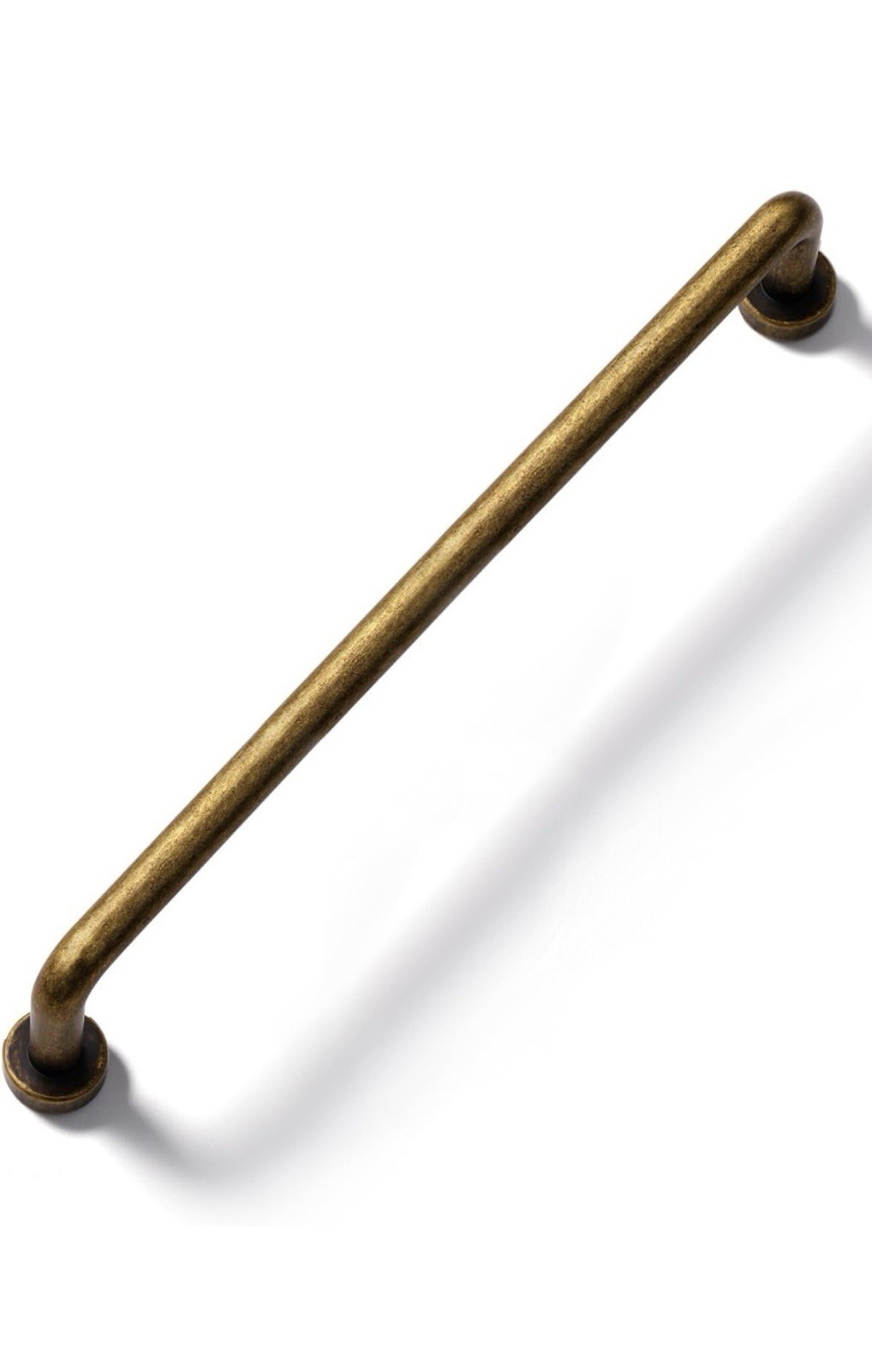 Antique Brass Cabinet Bar Pulls 7.56″ Hole Center 2 Pack Classic Vintage Handles