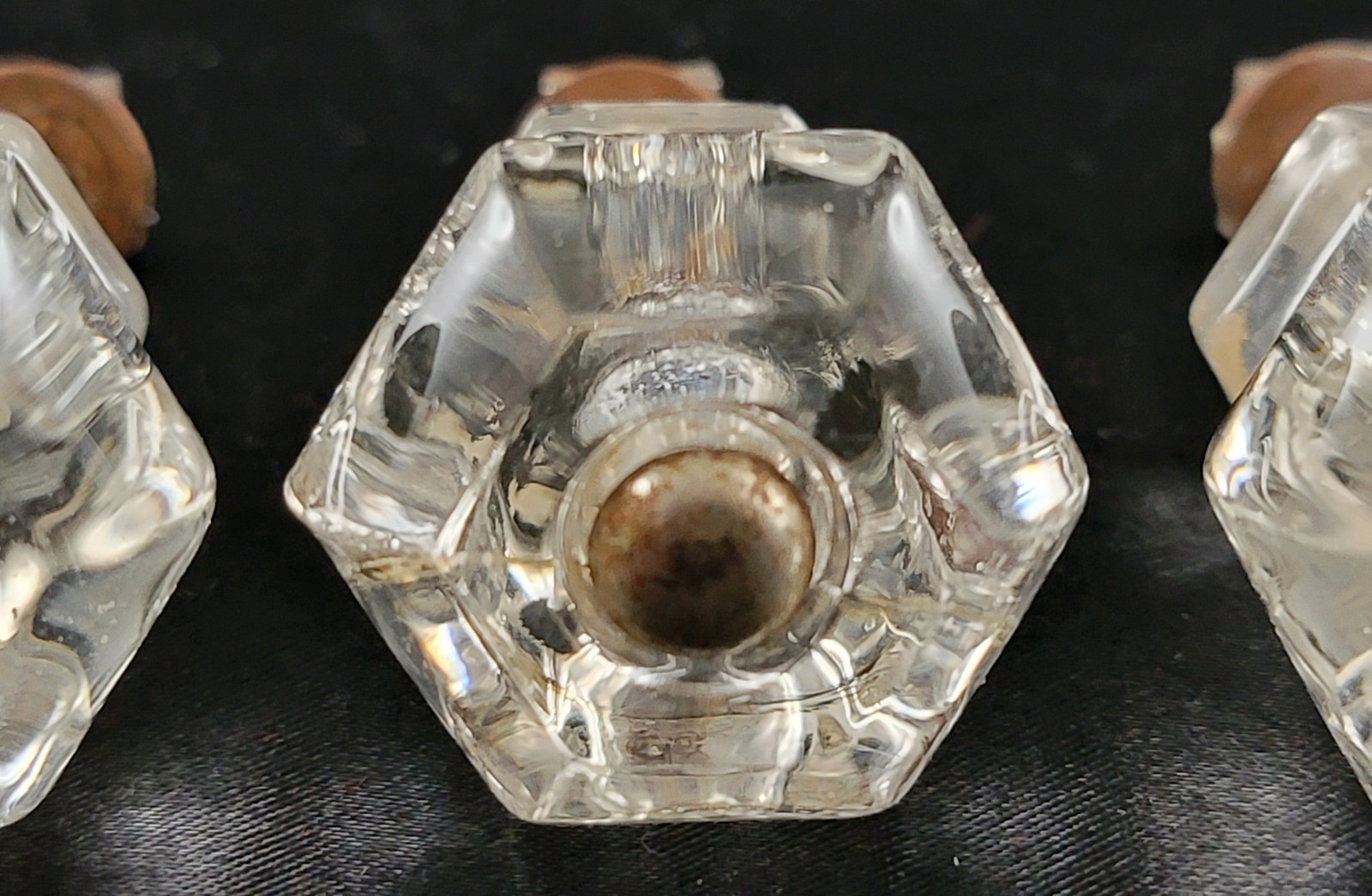 Vintage Drawer Pull Knobs Lot Clear Glass, Wood, White Porcelain All Ship