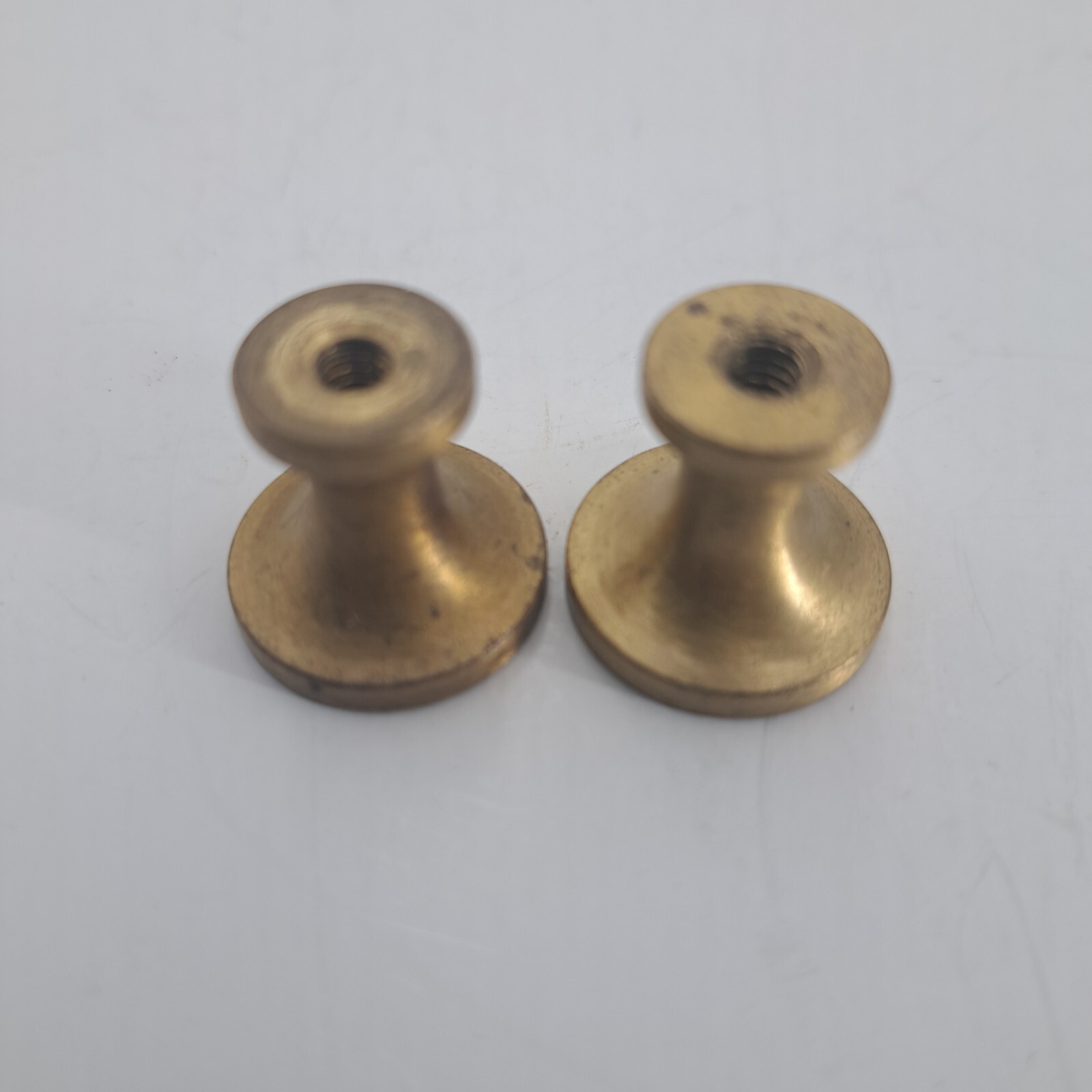 Vintage Round Knobs Drawer Pull Cabinet Knob Dresser Furniture Hardware Lot 2
