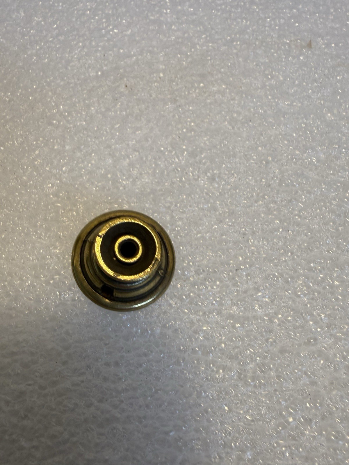 Vintage Brass antique hardware Mushroom MCM drawer pull knob 1” (18)