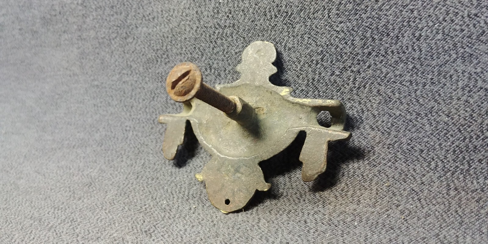 Vase Tassel Brass Back Plate Bail Drop Handle Furniture Pull Hardware Antique