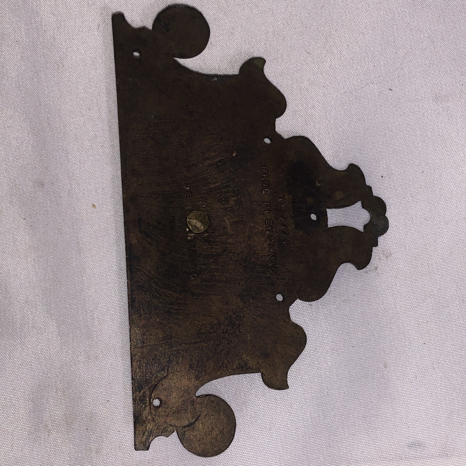 Antique English Brass Drawer Pull Crofts & Assinder /u5a