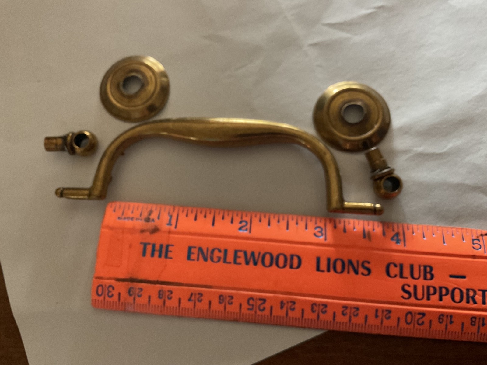 Vintage Keeler Brass co KBC French Provincial Drawer Pulls Lot of 8 w/Hardware