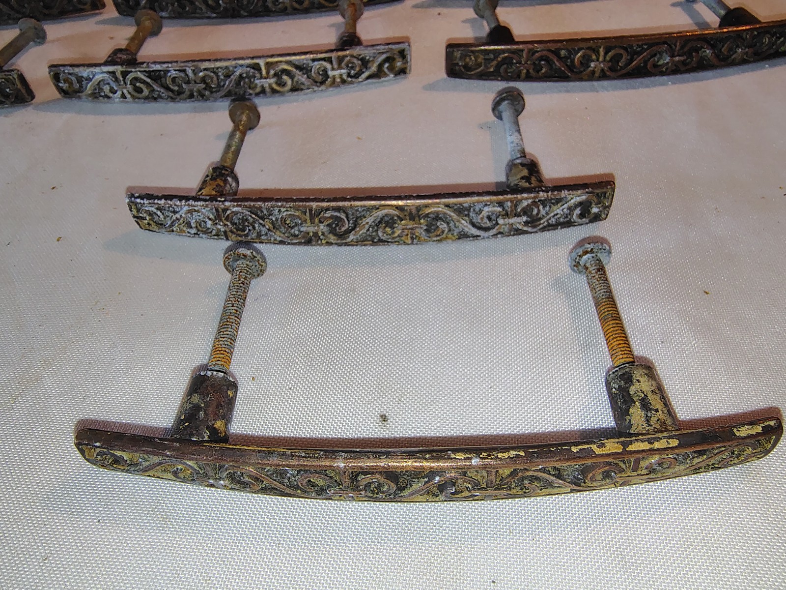 Vintage 1960s Amerock Celtic Style Renaissance Antique English Knobs Pulls