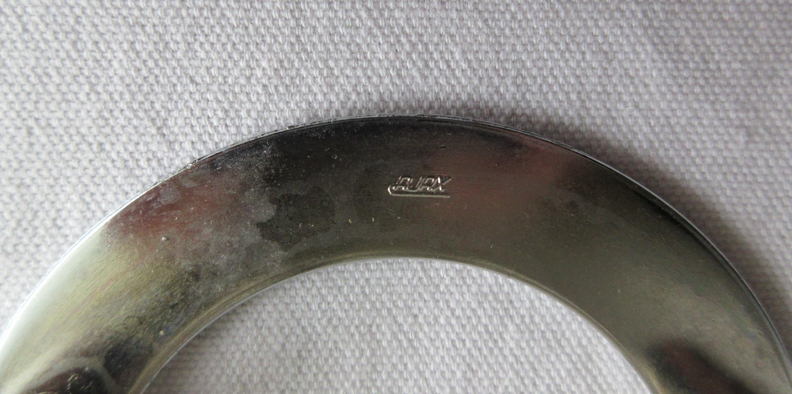 NOS Ajax Chrome Drawer Pull 3 5/8″ Half Circle Lot of 4 Midcentury Atomic Age