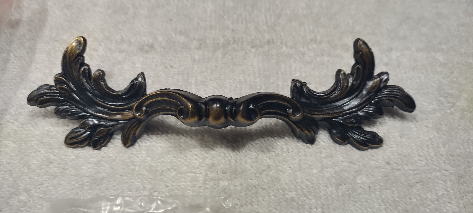 11 NOS Vintage French Provincial Drawer Pulls 3″ centers Solid Brass w/Screws