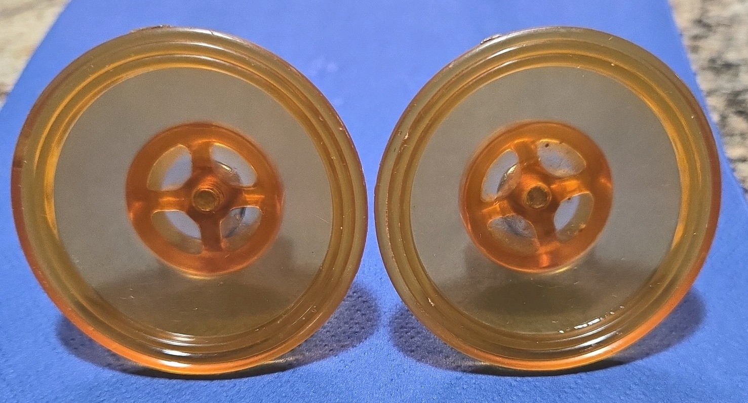 A Pair of Antique Vintage 2 Drawer Knobs Pulls Handles Art Deco 2 inch