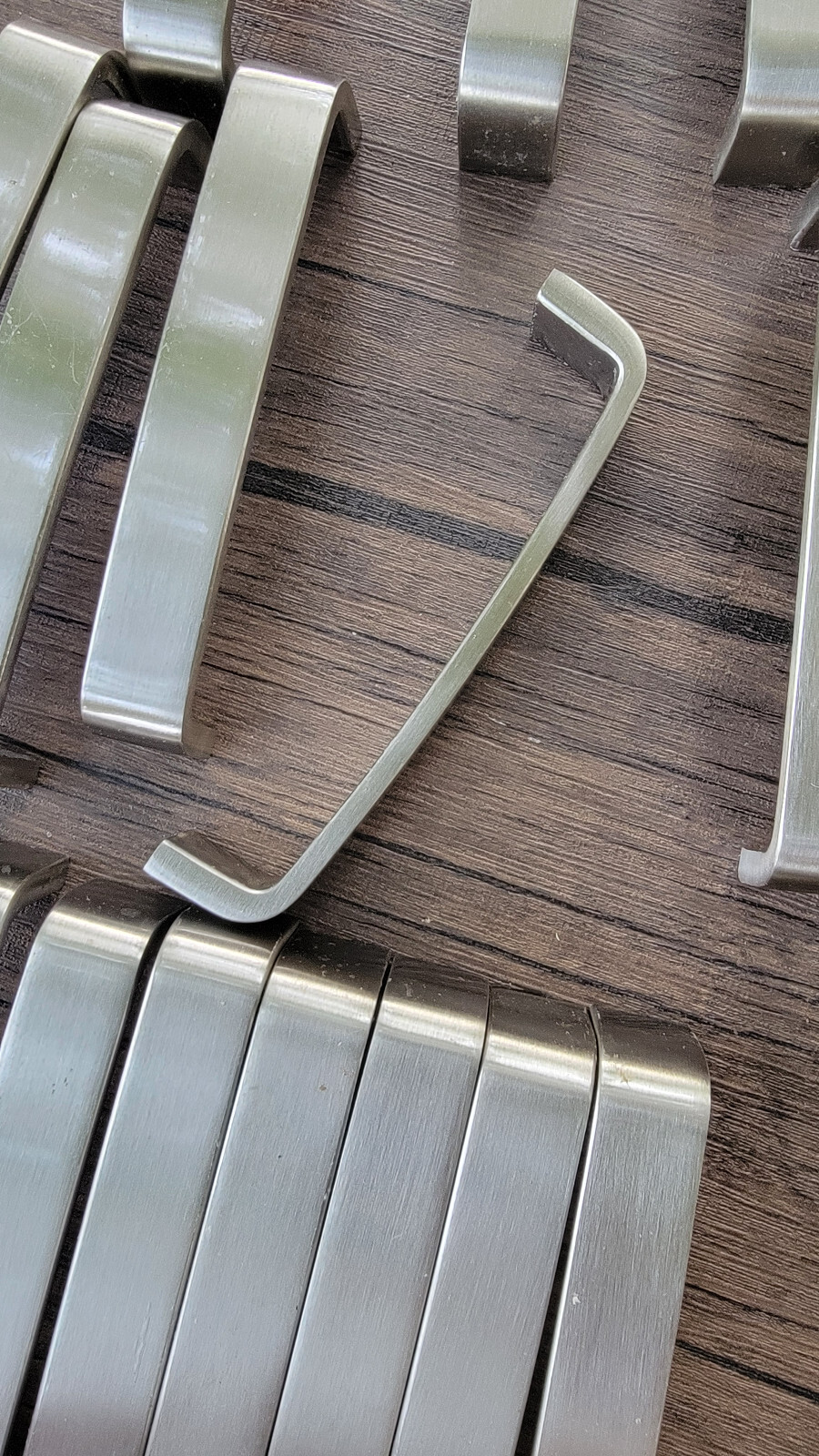 1 Lot 25pcs Brushed Aluminum Modern Drawer Pull / Handle J-4