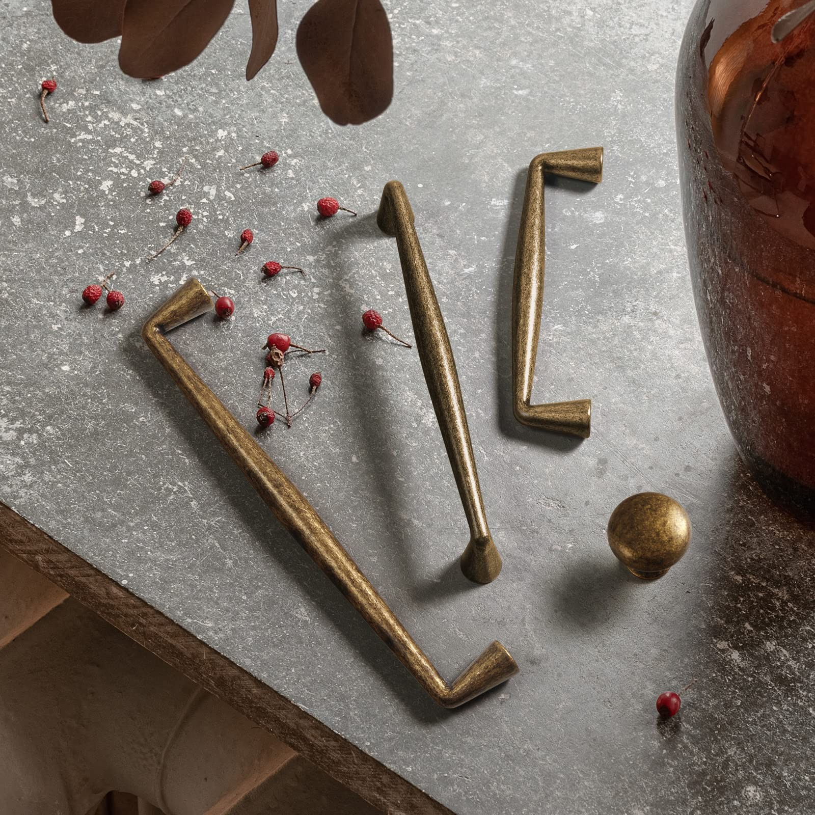 Goo-Ki Vintage Retro Antique Brass Zinc Alloy – Center Affordable