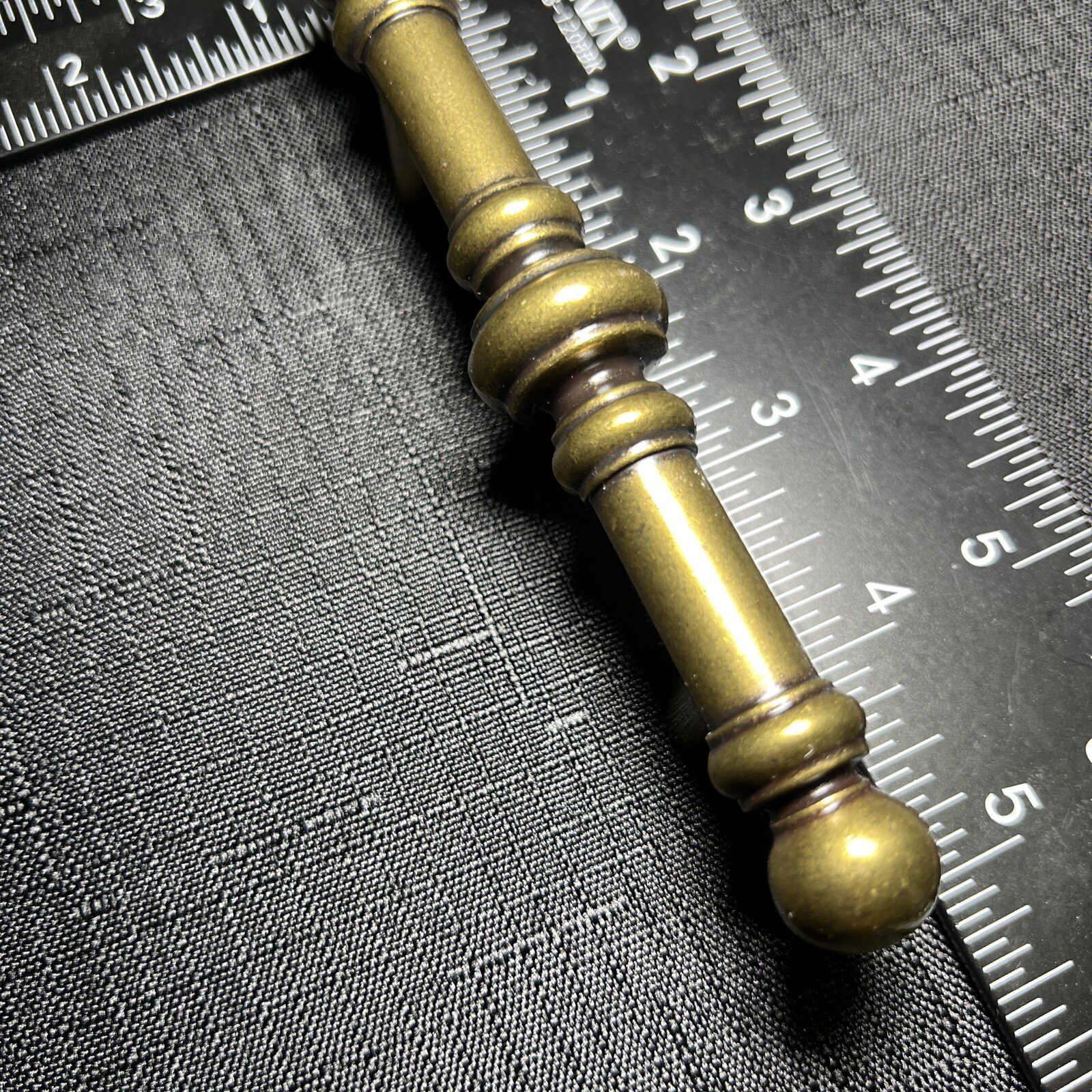 NEW Amerock Vintage Cabinet Handle Drawer Pull Burnished Brass /Zinc 5 1/8 742-1