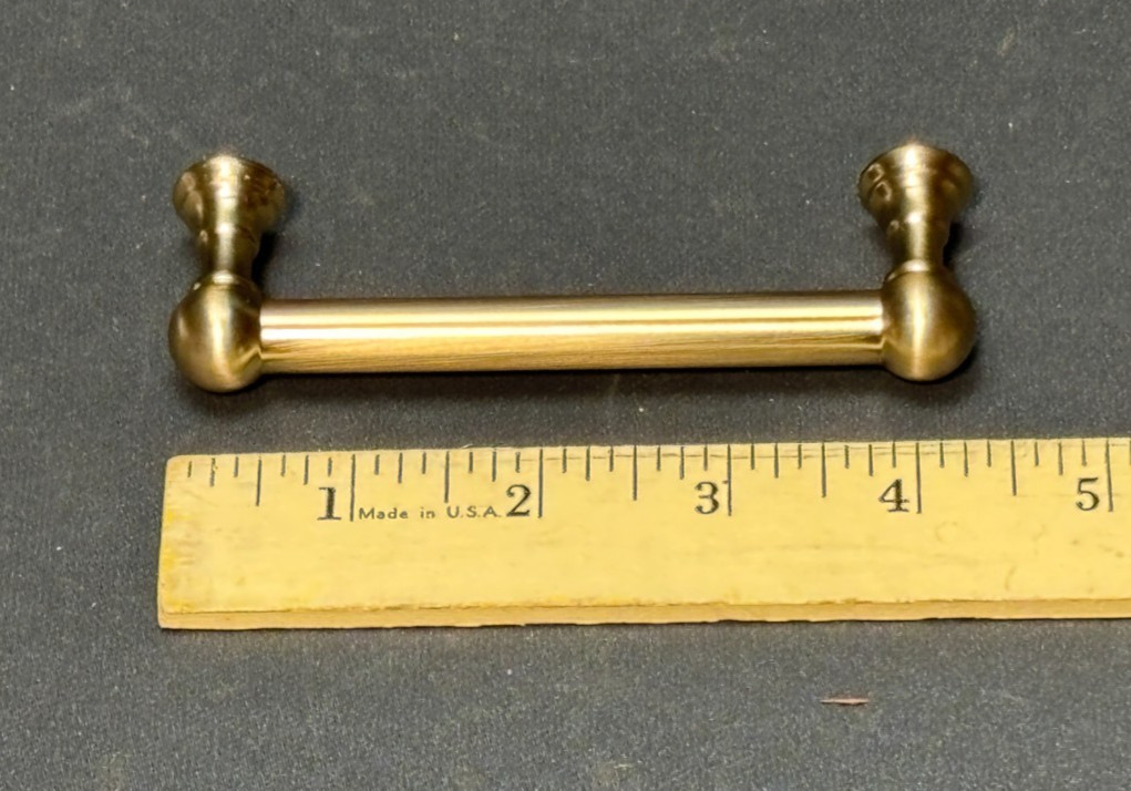 khtumeware 16 Pack Brushed Brass Cabinet Pulls 3-1/2 Inch(89MM)