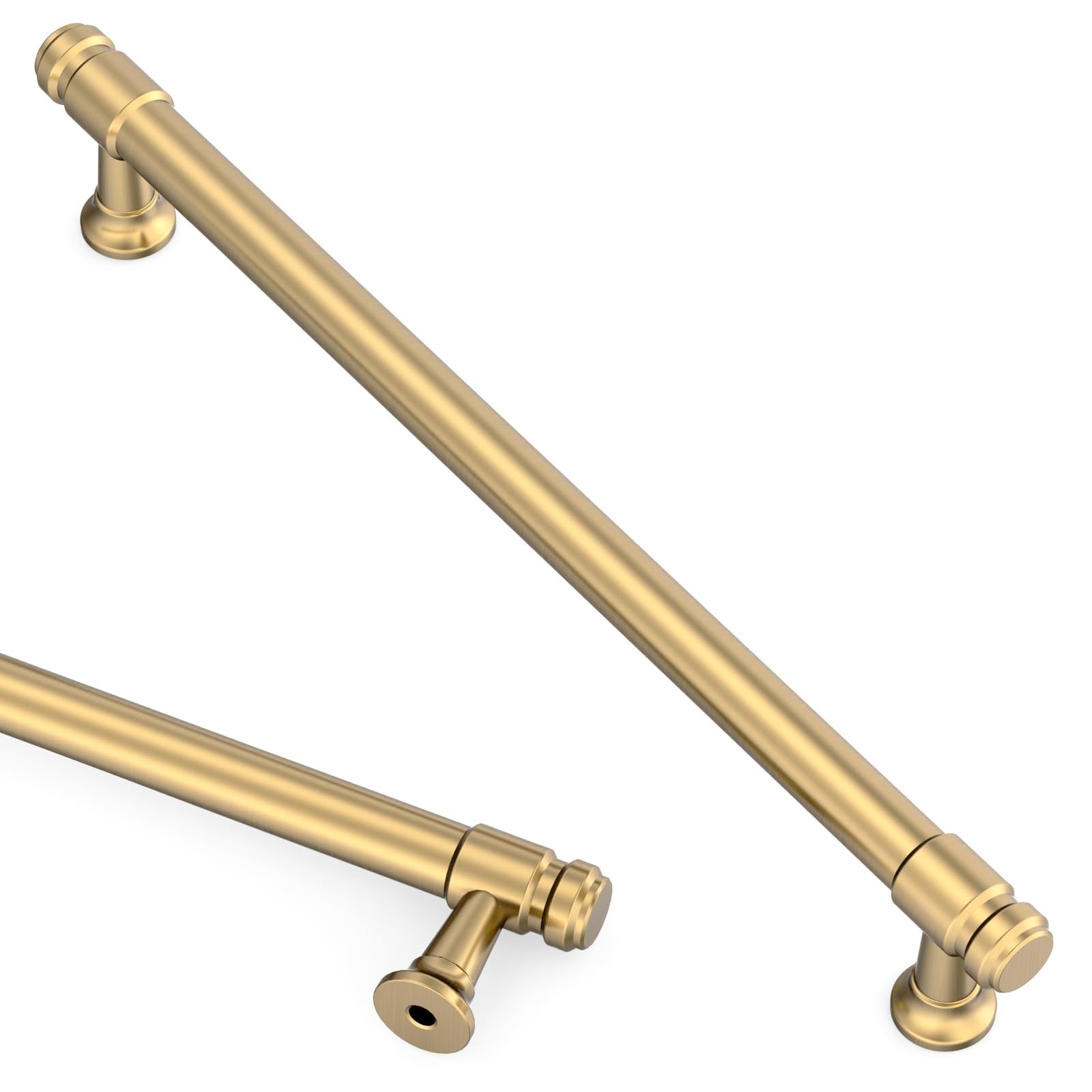 Asidrama 10 Pack 7.5 Inch192Mm Champagne Bronze Cabinet Pulls Kitchen Cabinet
