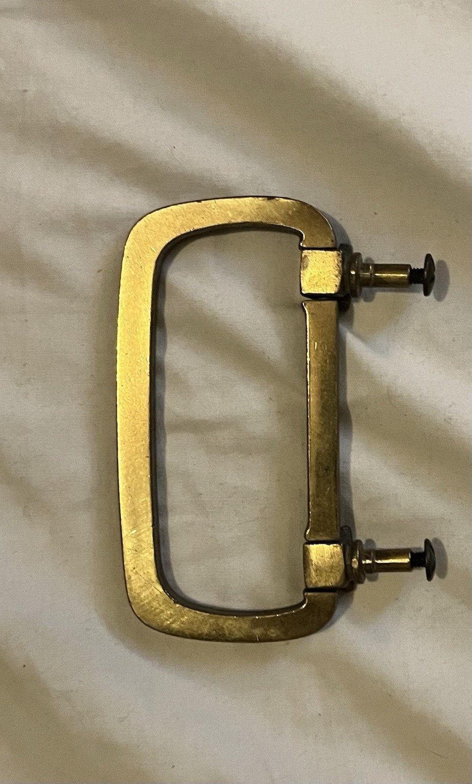 Drexel Newport Drawer Pull Brass Handle Vintage Hardware Dresser